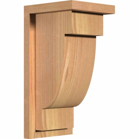 Ekena Millwork Alpine Smooth Corbel w/Backplate, Western Red Cedar, 7 1/2"W x 8"D x 16"H COR08X08X16ALP01SWR